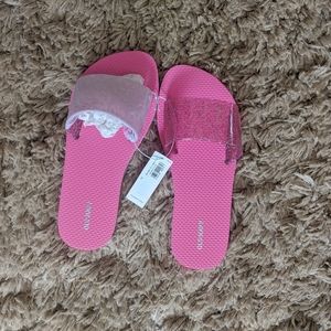 Jelly slide flip-flops